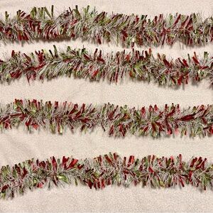 Festive Red and Green Holiday Garland